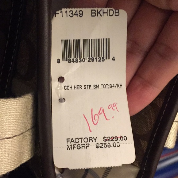 NWT Coach Canvas Tote Bag - Picture 12 of 12